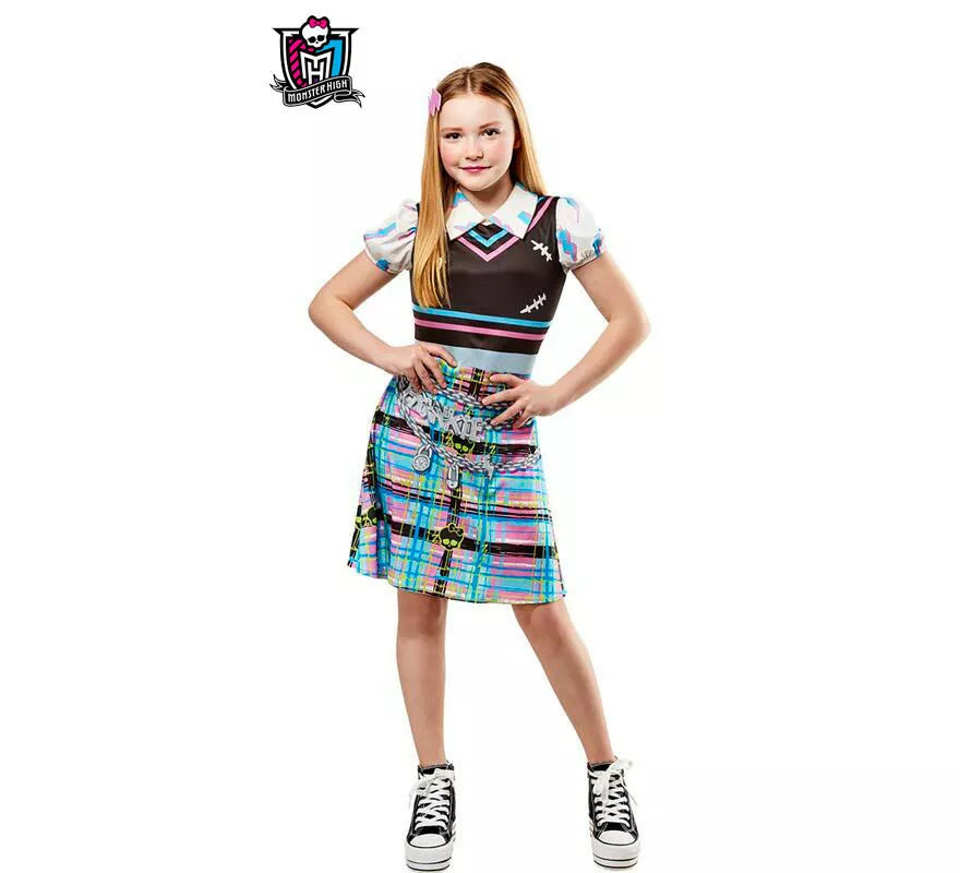 Translation missing: it.Disfraz de Frankie Stein de Monster High Clásico para niña