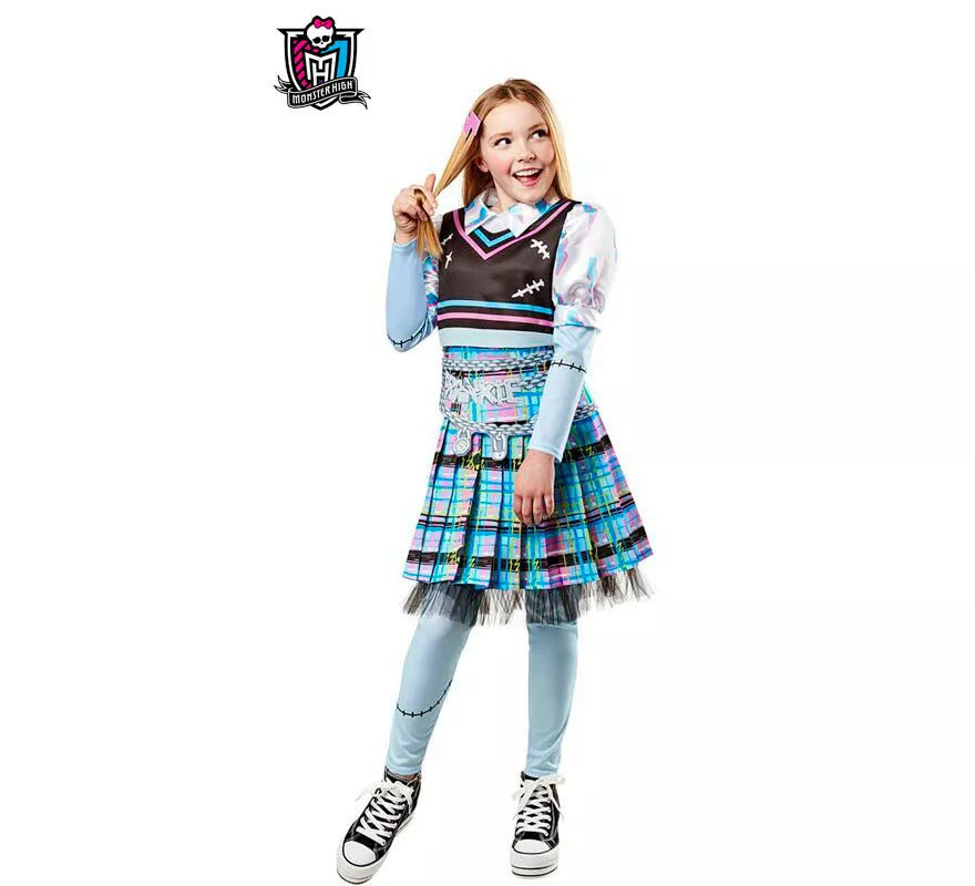 Translation missing: es.Disfraz de Frankie Stein de Monster High Deluxe para niña