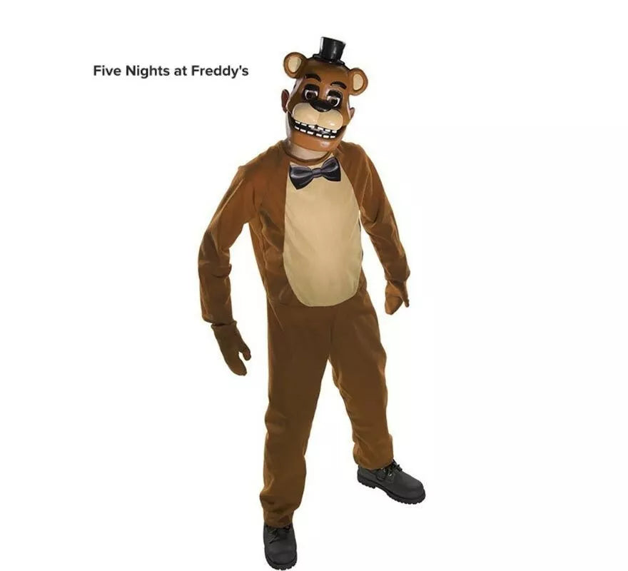 Translation missing: it.Disfraz de Freddy clásico Five Nights at Freddys con máscara para niño