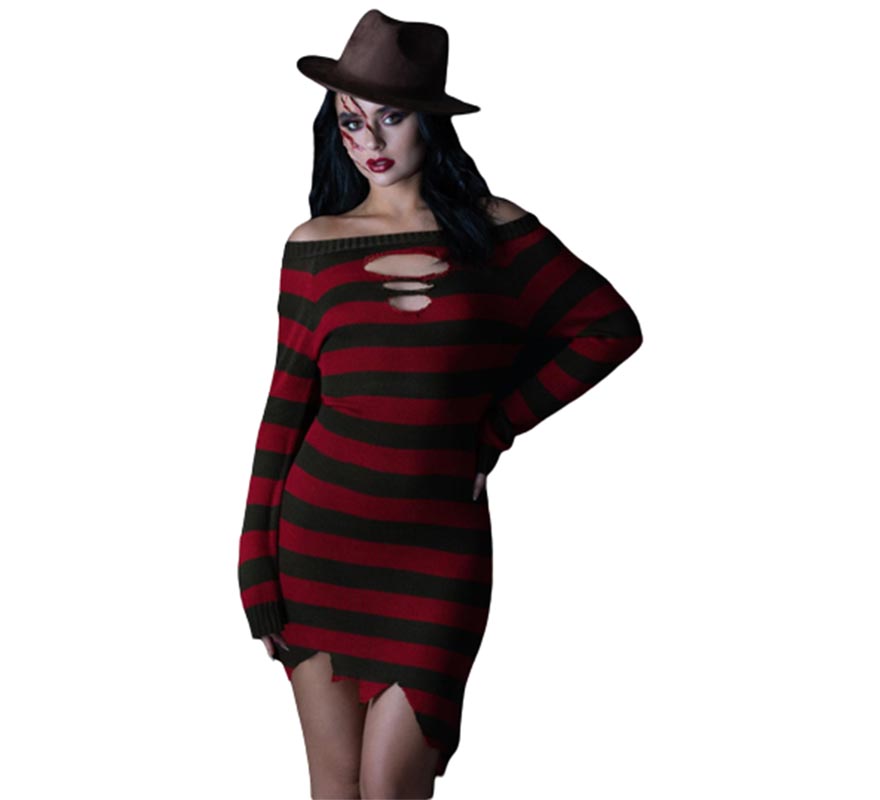 Translation missing: it.Disfraz de Freddy Krueger Pesadilla en Elm Street para mujer