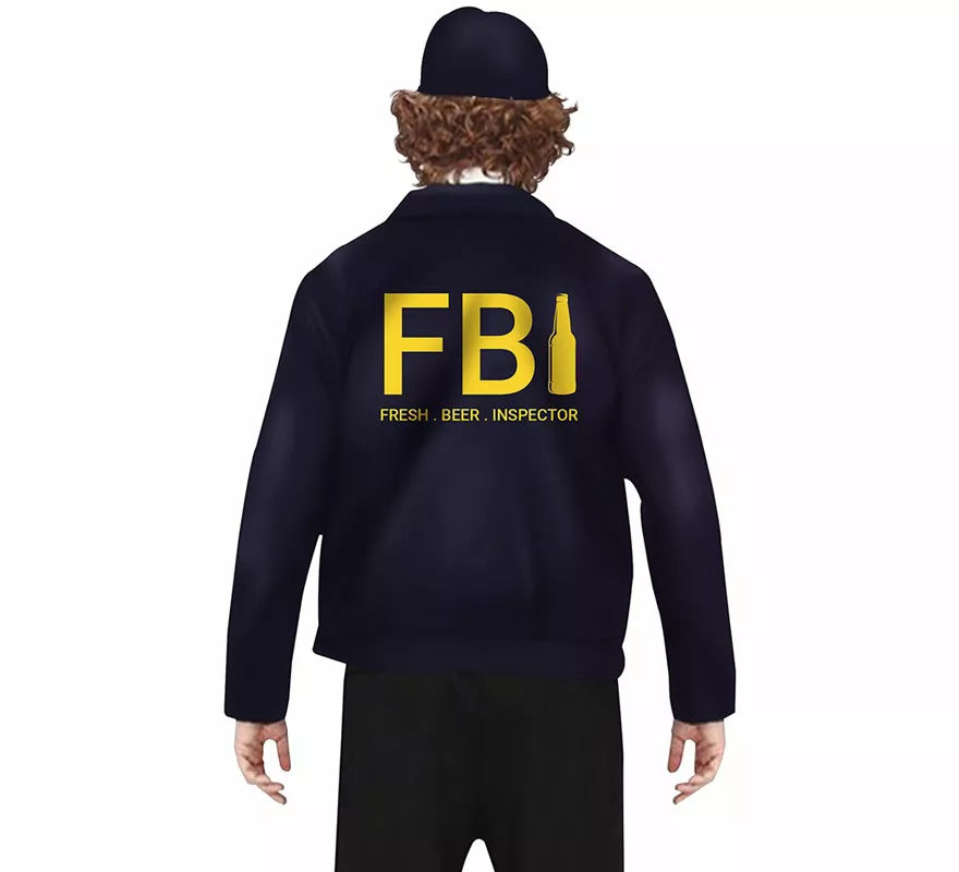 Translation missing: es.Disfraz de Fresh Beer Inspector FBI para hombre