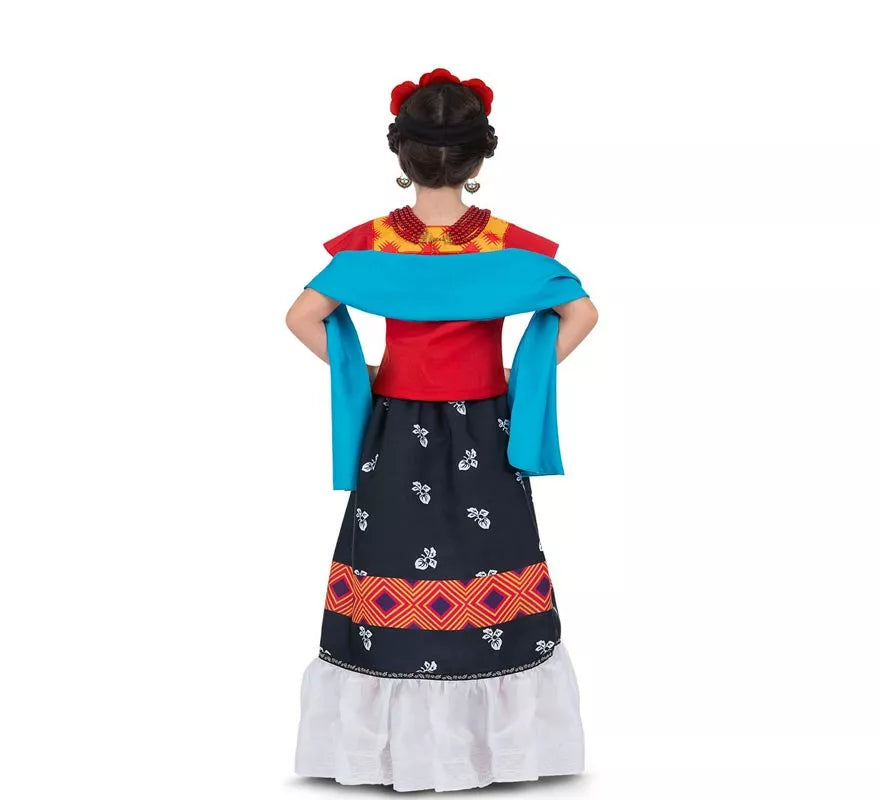 Translation missing: es.Disfraz de Frida Kahlo Clásica con tocado para bebé y niña