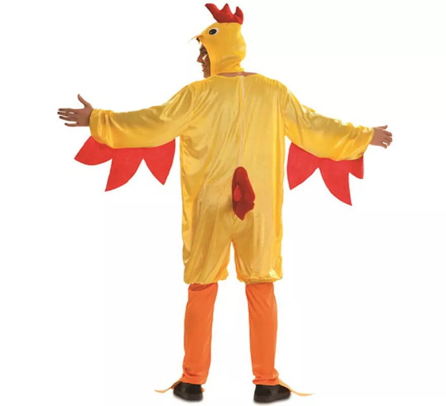 Translation missing: it.Disfraz de Gallo Amarillo para Hombre