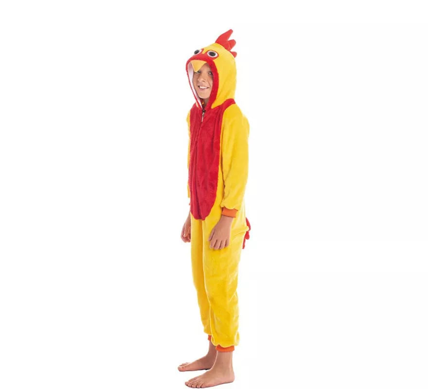 Translation missing: es.Disfraz de Gallo Amarillo y Rojo para niño