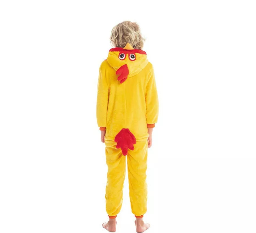 Translation missing: es.Disfraz de Gallo Amarillo y Rojo para niño