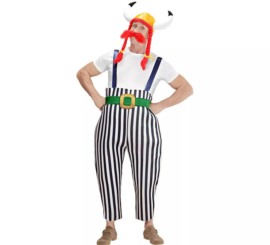 Translation missing: it.Disfraz de Galo Rollizo con Casco para hombre