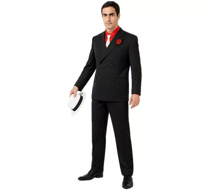Translation missing: it.Disfraz de Ganster Alcapone para hombre