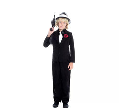 Costume da gangster boss mafioso per bambino