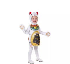 Costume da gattino fortunato per bambini e neonati