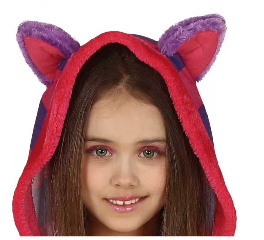 Disfraz de Gato Cheshire para niña