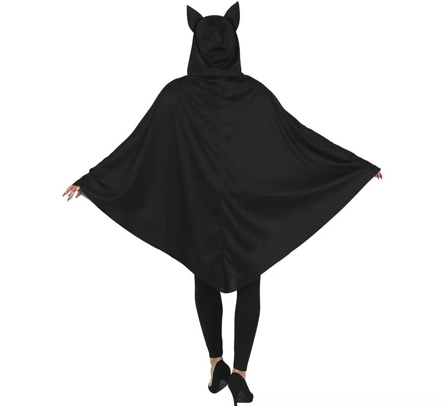 Translation missing: es.Disfraz de Gato en Poncho Negro para mujer