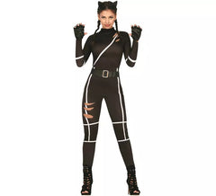 Costume da gatta nera per donna