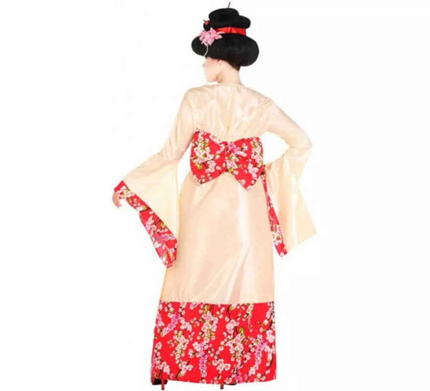 Translation missing: it.Disfraz de Geisha con Flores para mujer