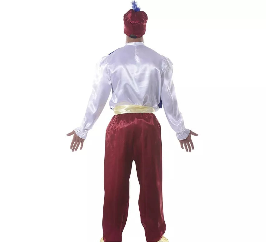Translation missing: it.Disfraz de Genio granate para hombre
