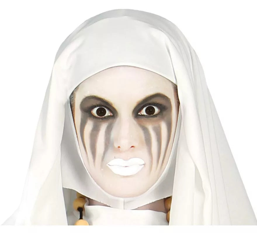 Translation missing: es.Disfraz de Ghost Monja blanca para mujer en Halloween