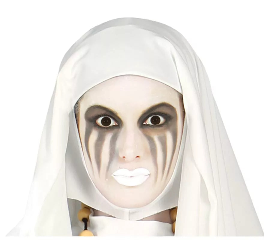 Translation missing: es.Disfraz de Ghost Monja blanca para mujer en Halloween
