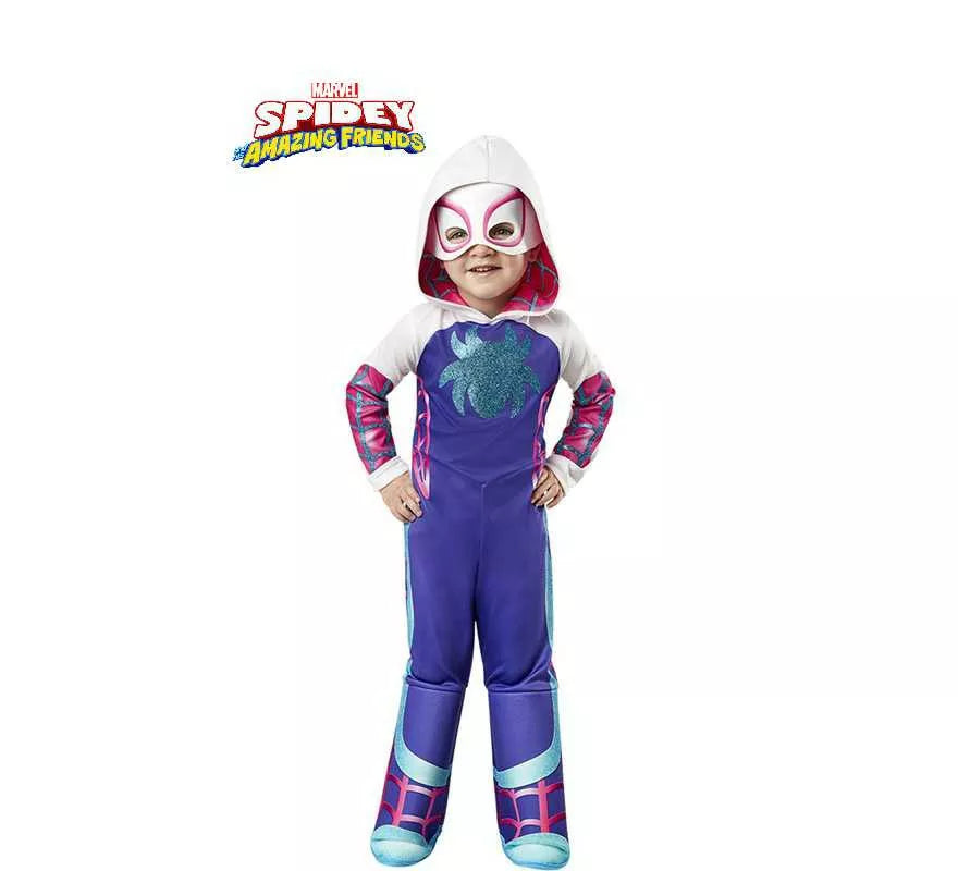 Translation missing: it.Disfraz de Ghost Spider de Spidey y sus increíbles amigos para niña