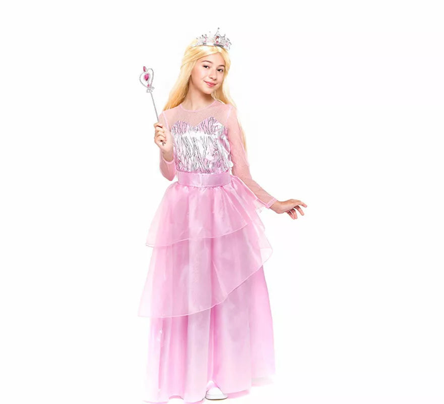 Translation missing: it.Disfraz de Glinda Bruja Buena del Norte de niña
