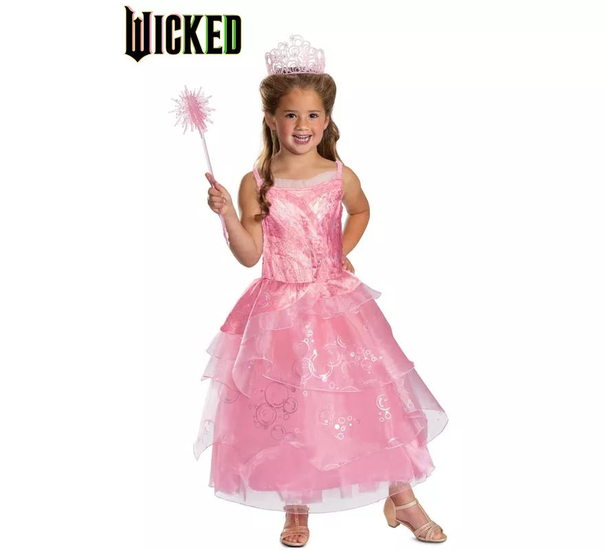 Translation missing: it.Disfraz de Glinda Deluxe de Wicked para niña