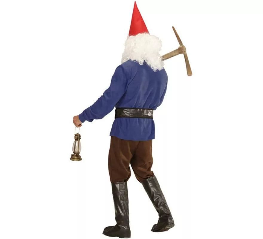 Translation missing: it.Disfraz de Gnomo azul para hombre