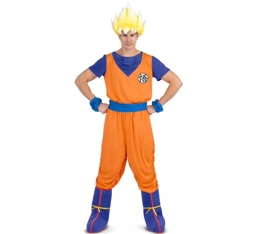 Translation missing: es.Disfraz de Goku Clásico de Dragon Ball para hombre
