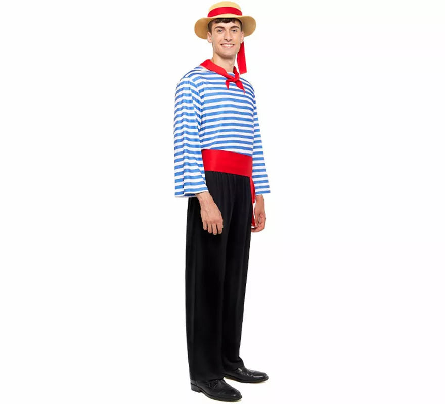 Translation missing: it.Disfraz de Gondolero Veneciano para hombre