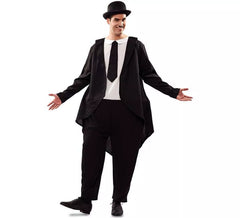 Disfraz de Gordo con traje para hombre