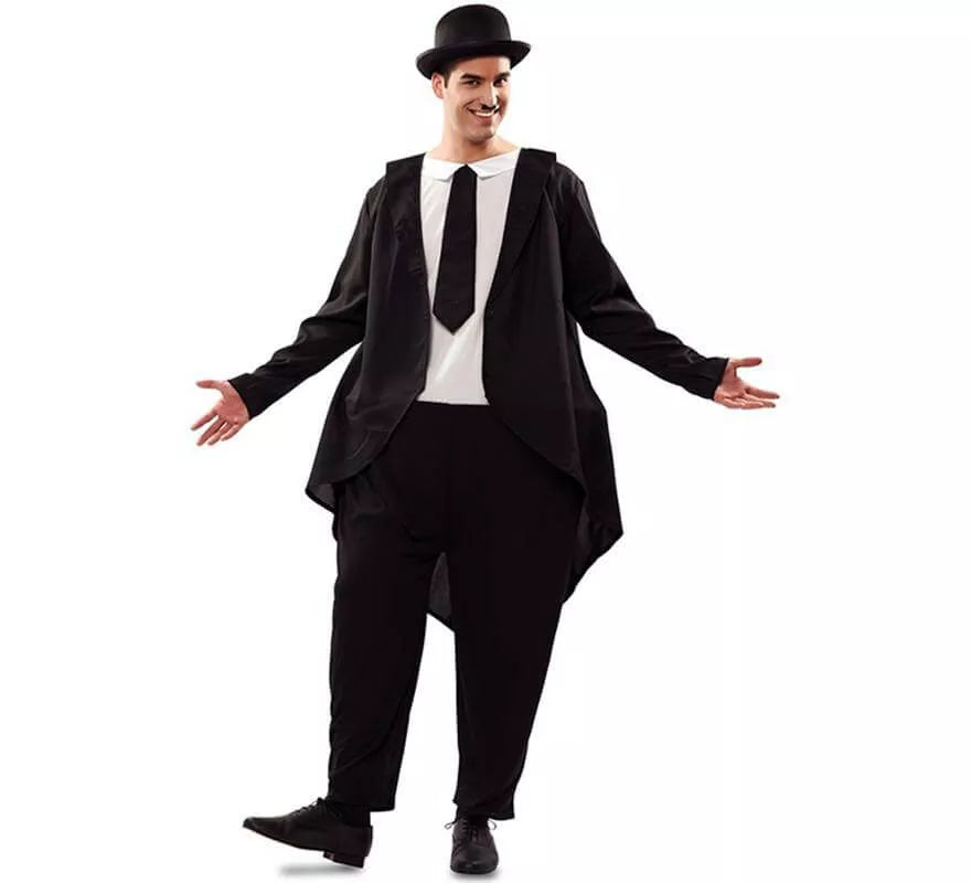 Translation missing: es.Disfraz de Gordo con traje para hombre