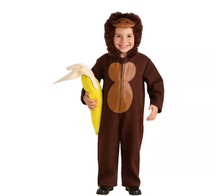 Translation missing: it.Disfraz de Gorila con Banana para niños