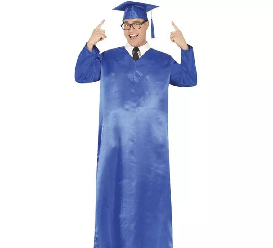 Translation missing: es.Disfraz de Graduado azul adulto