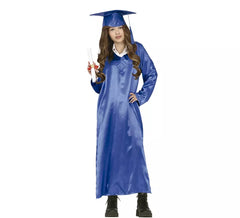 Costume da laureato blu per adolescenti
