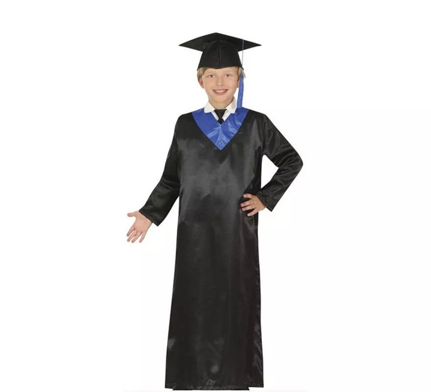 Translation missing: it.Disfraz de Graduado azul y negro para niños y adolescentes