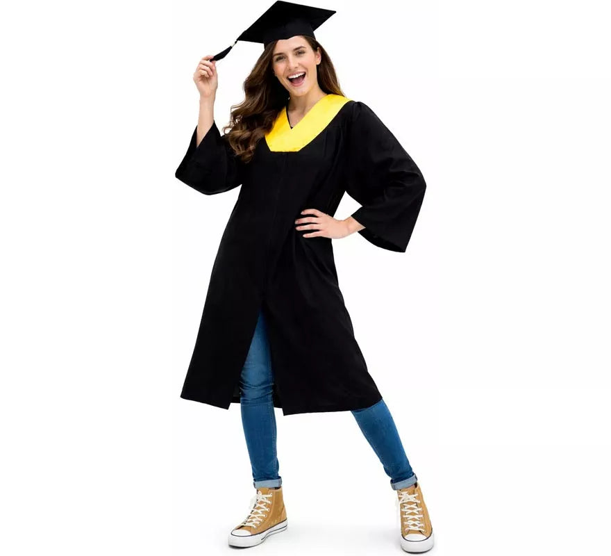 Translation missing: it.Disfraz de Graduado dorado para adultos