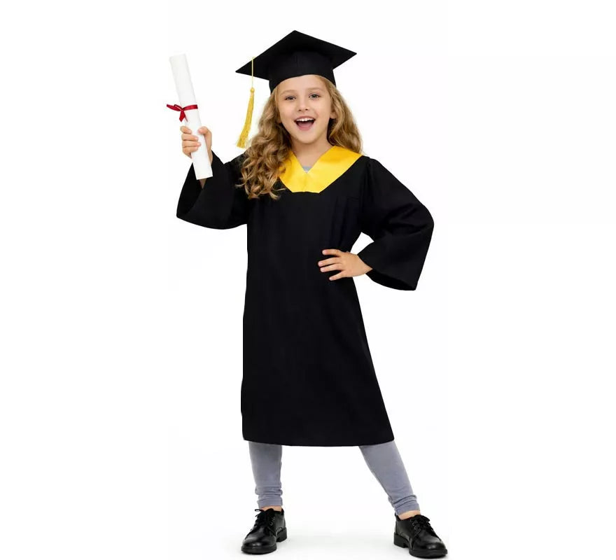 Translation missing: it.Disfraz de Graduado dorado para niños