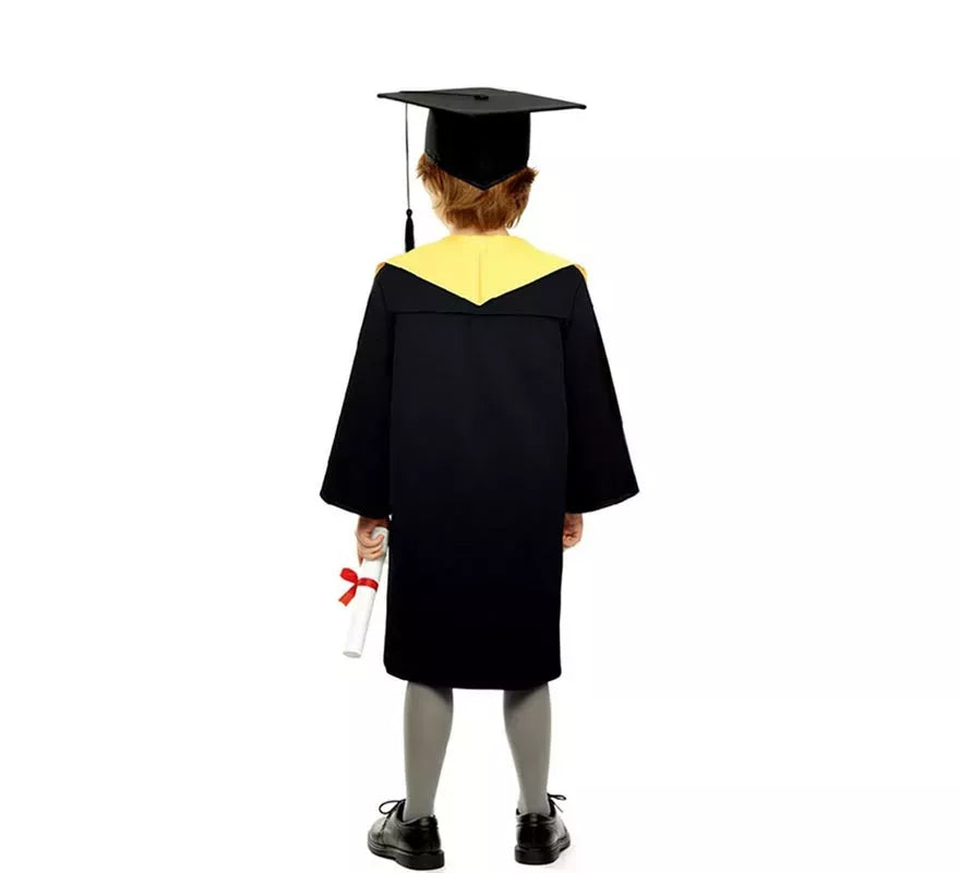 Translation missing: it.Disfraz de Graduado dorado para niños