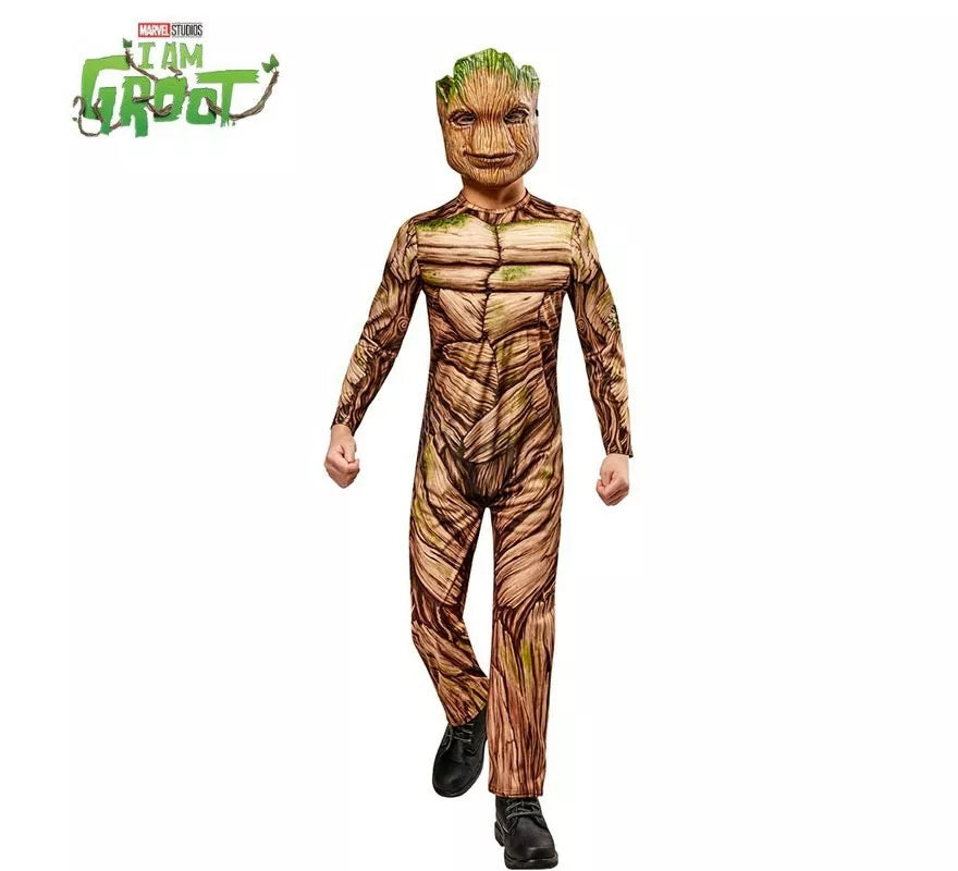 Translation missing: it.Disfraz de Groot Guardianes de la Galaxia musculoso deluxe para niño