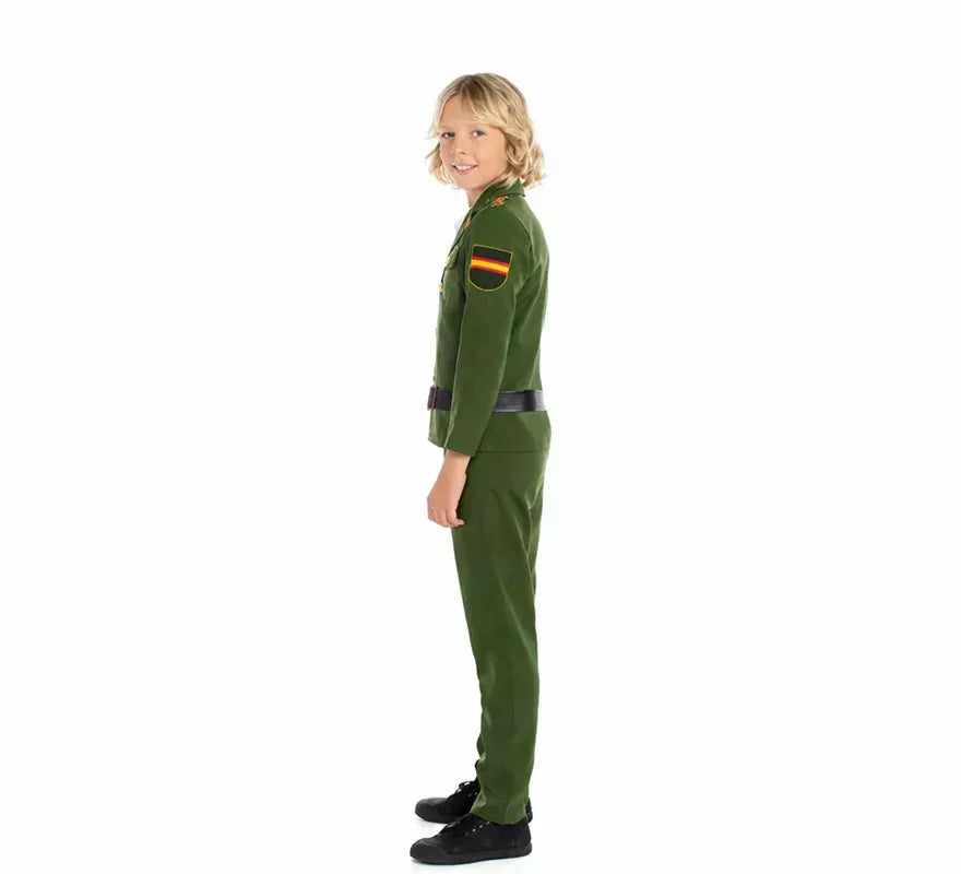 Translation missing: it.Disfraz de Guardia Civil Verde para niño