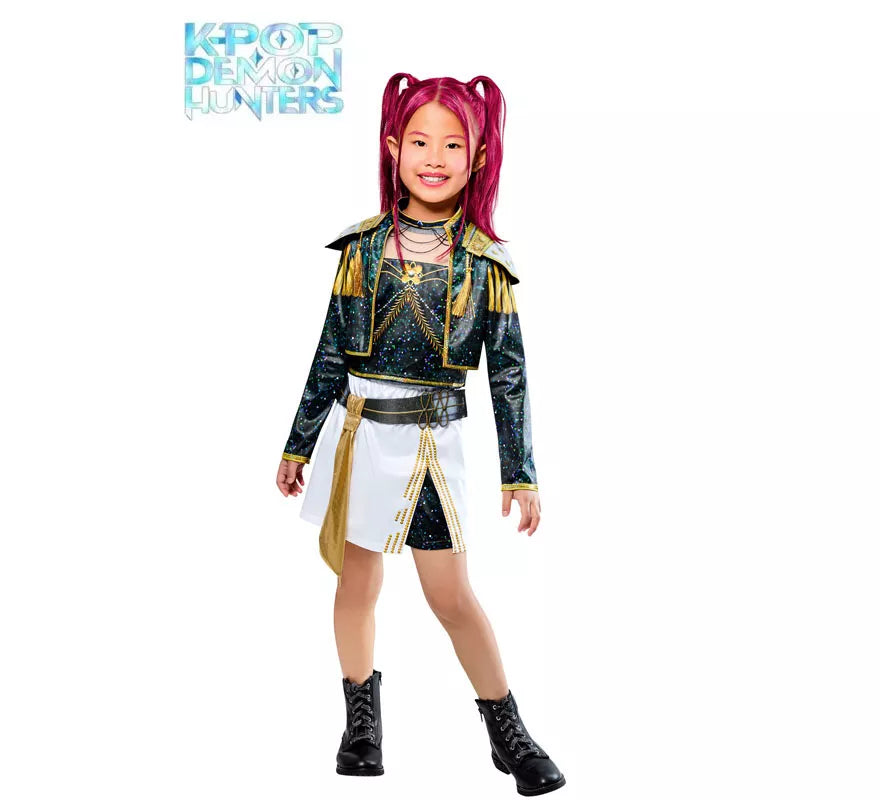 Translation missing: it.Disfraz de Guerrera K-Pop Mira Golden para niña