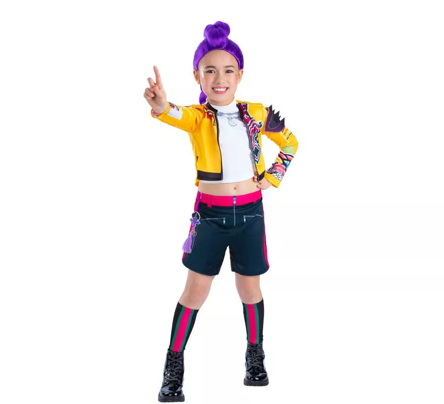 Translation missing: it.Disfraz de Guerrera K-Pop Rumi Classic para niña