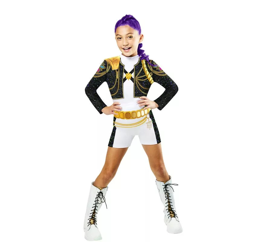 Translation missing: it.Disfraz de Guerrera K-Pop Rumi Golden Classic para niña