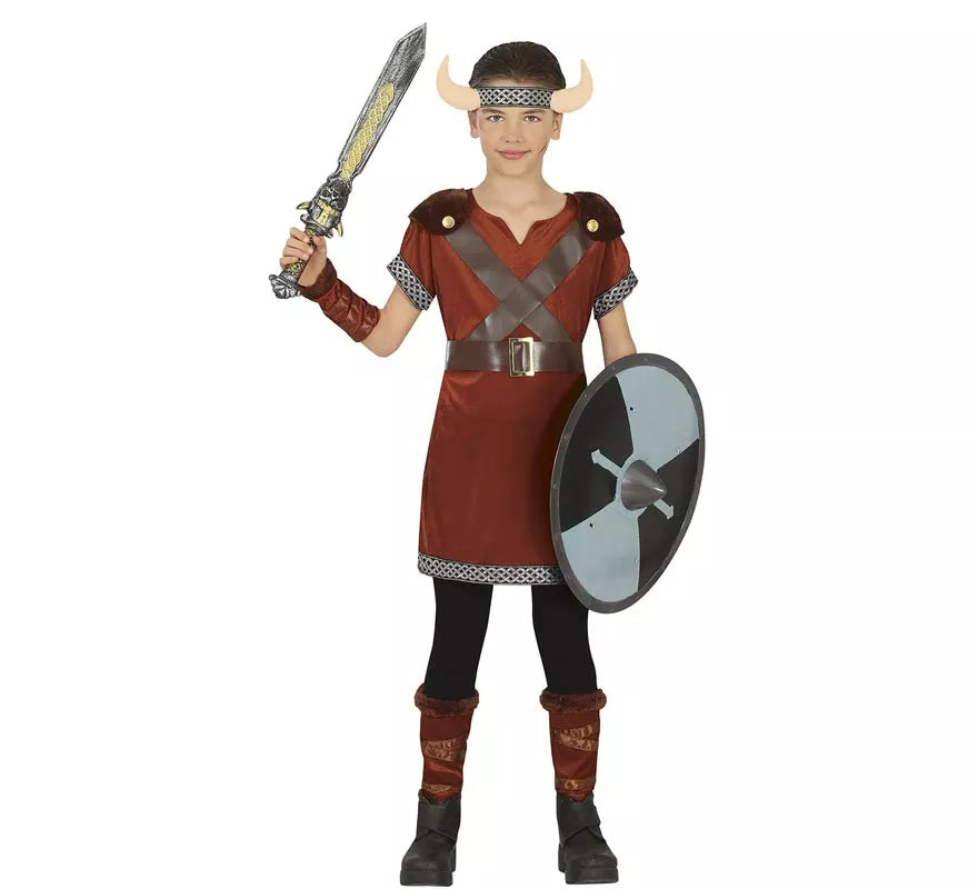 Translation missing: it.Disfraz de Guerrera Nórdica Vikinga para niña