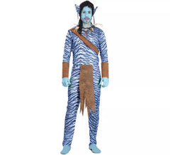 Costume da guerriero blu per un uomo