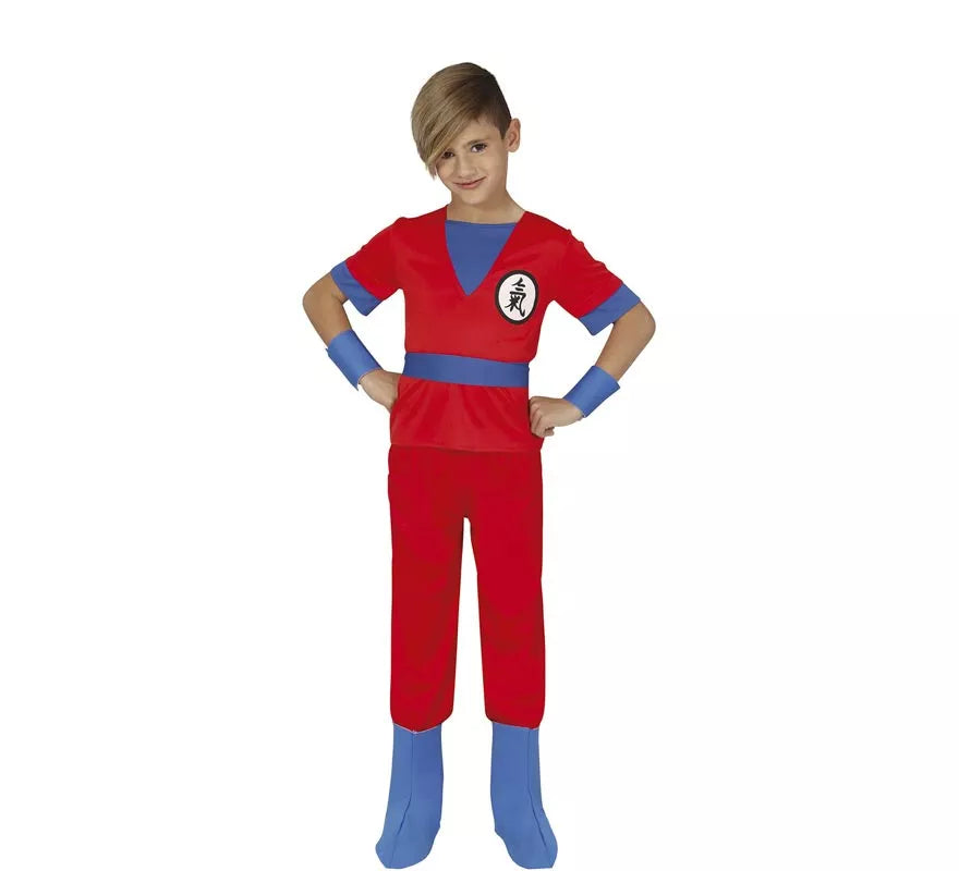 Translation missing: it.Disfraz de guerrero espacial rojo para niños