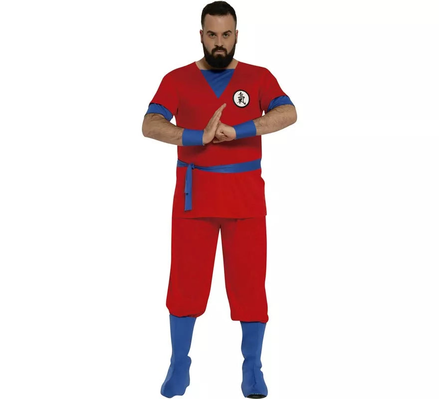 Translation missing: es.Disfraz de Guerrero Luchador para hombre adulto