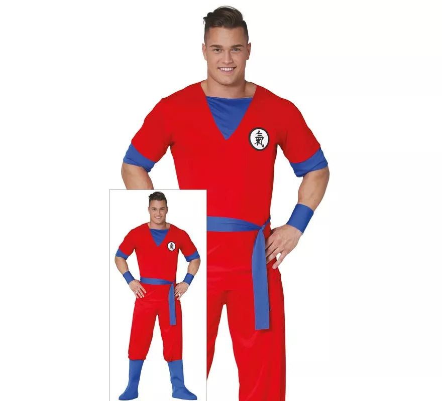 Translation missing: es.Disfraz de Guerrero Luchador para hombre adulto