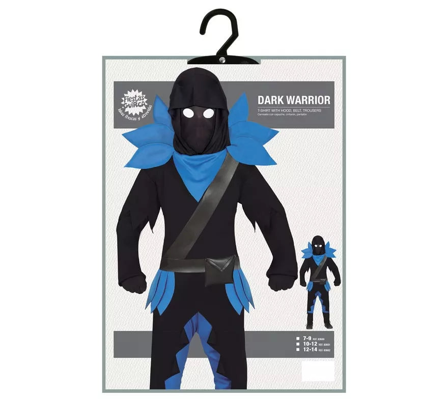 Translation missing: it.Disfraz de Guerrero Ninja Oscuro para niños y adolescentes