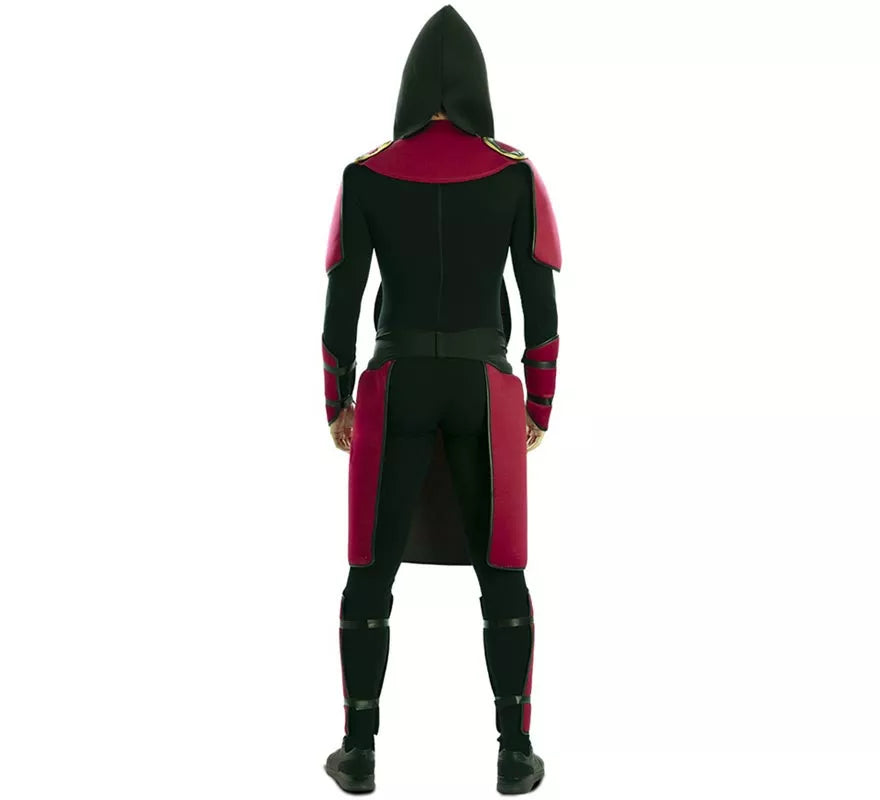 Translation missing: es.Disfraz de Guerro Samurái rojo para hombre