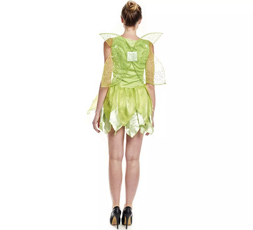 Translation missing: es.Disfraz de Hada Floral Verde para mujer