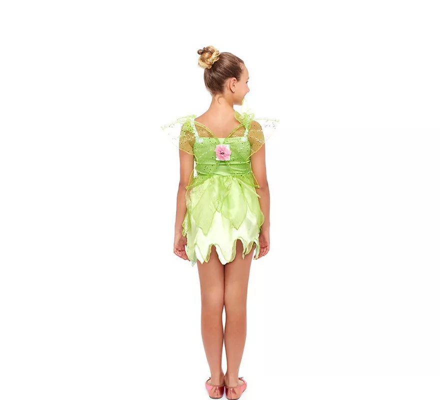 Translation missing: es.Disfraz de Hada Floral Verde para niña