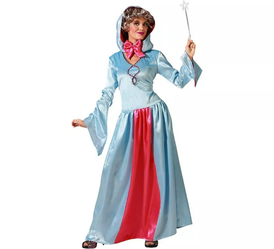 Translation missing: it.Disfraz de Hada Madrina azul para mujer
